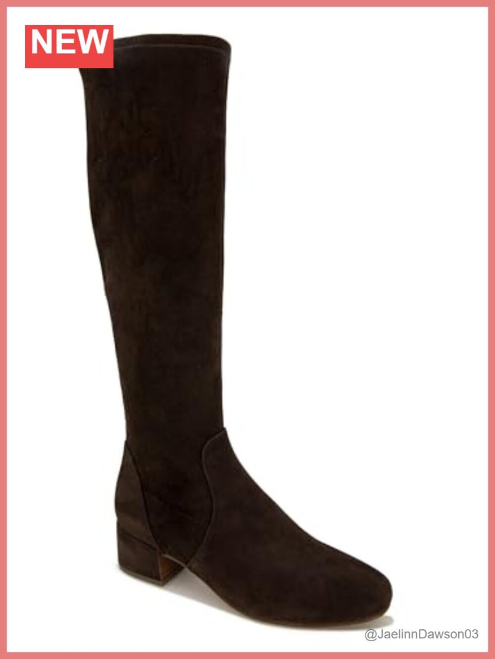 Leather Knee-High Pull-On Boots with Cushioning